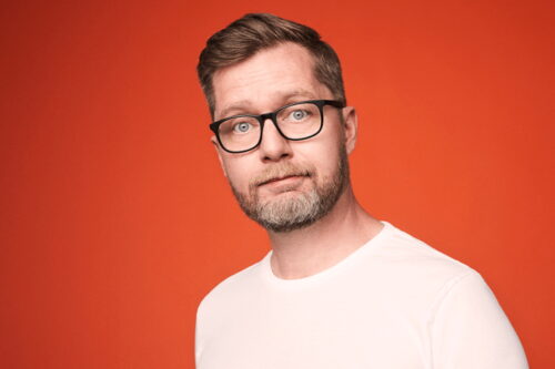 Lasse Rimmer er på turné med sit sjette onemanshow "Virkelig?".